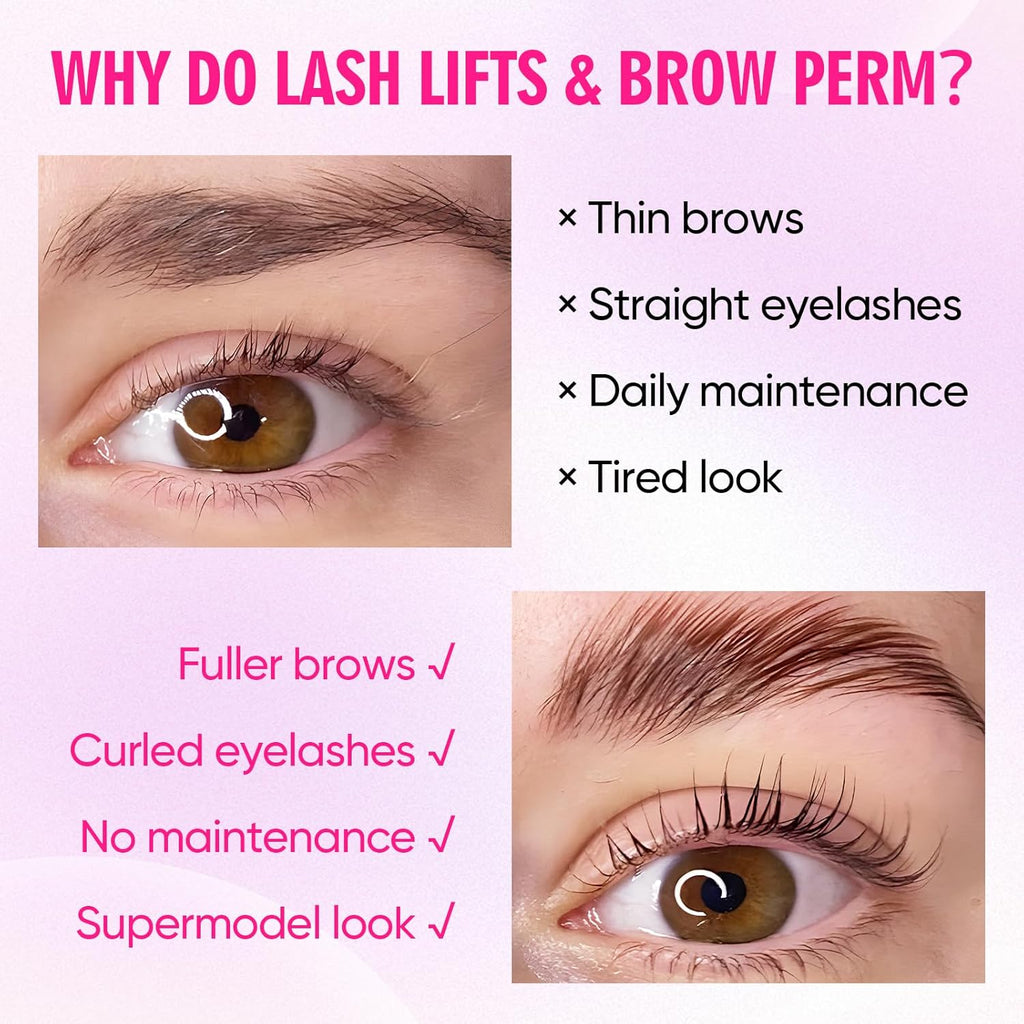 Lash Lift Kit, 30 Pcs Disposable Sachet Fast Lifting DIY at Home
