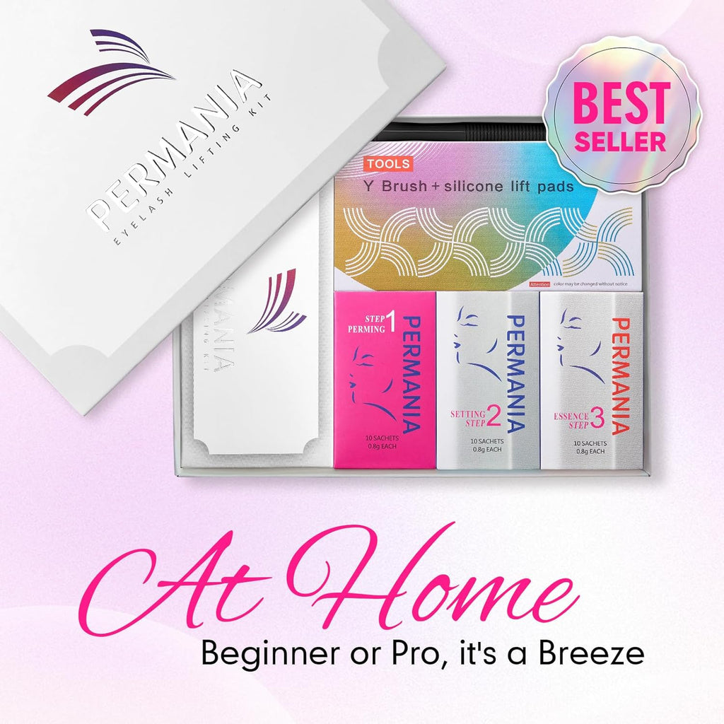 Lash Lift Kit, 30 Pcs Disposable Sachet Fast Lifting DIY at Home