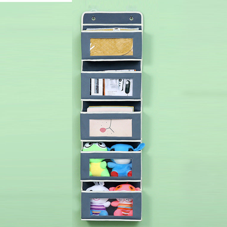 Wall-mounted underwear storage box baby bed children's toy hanging bag home multi-layer door storage hanging bag wholesale