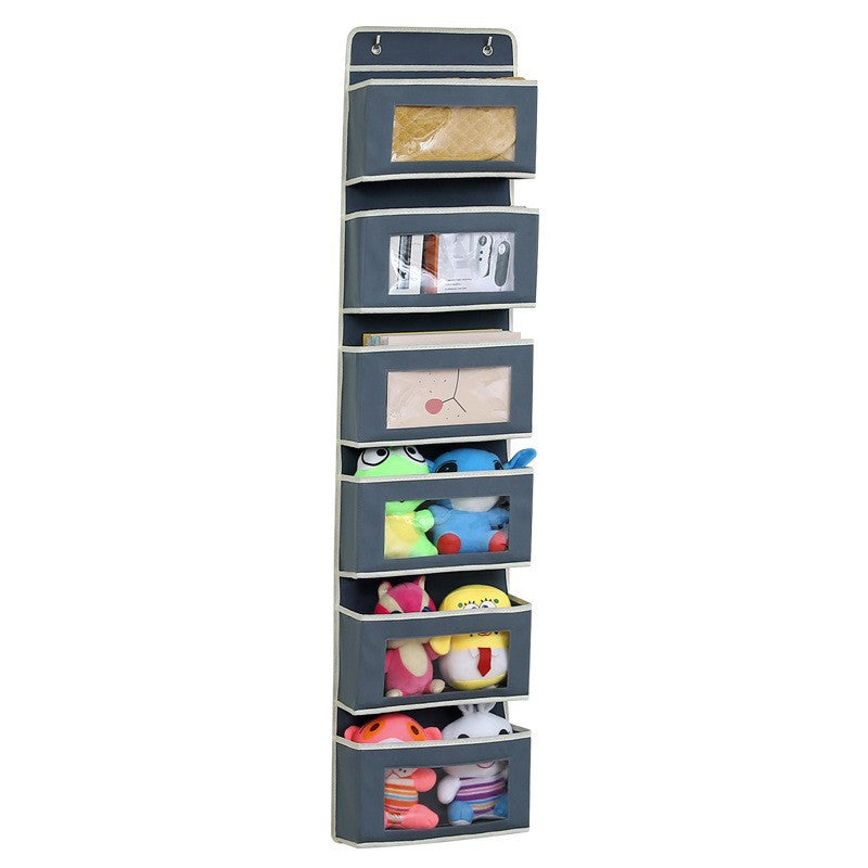 Wall-mounted underwear storage box baby bed children's toy hanging bag home multi-layer door storage hanging bag wholesale