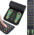 Foot Massage Mat, Acupressure Mats, Reflexology Walk Stone Road for Long Sitting Elderly Students Workers, Foot Massage Acupoint Mat for for Pain and Stress Relief (68.9 X 13.78 Inches)